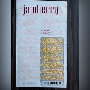 Jamberry Nail Wraps - Sunny Lotus